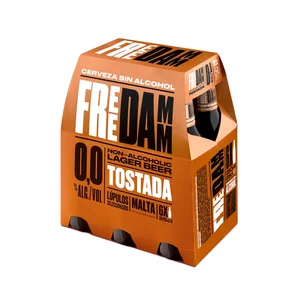 FREE DAMM Cerveza sin alcohol tostadas 6 uds. x 25 cl.