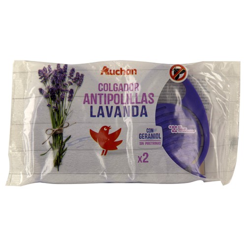 PRODUCTO ALCAMPO Colgador antipolillas con aroma a lavanda 2 uds.