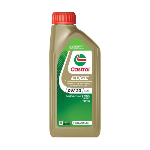 Aceite sintético para motores de gasolina o diésel 0W20 LL IV, 1 litro CASTROL.