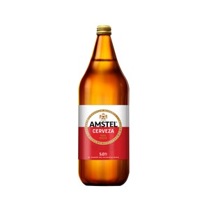 Imagen de AMSTEL 100% malta Cerveza Pilsener botella de 1 l.