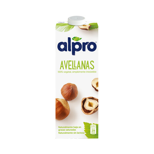ALPRO Bebida de avellanas 100% vegetal, baja en grasas saturadas ALPRO 1 l.