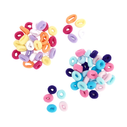 COSMIA Gomas elásticas infantiles de divertidos colores COSMIA 35 uds.