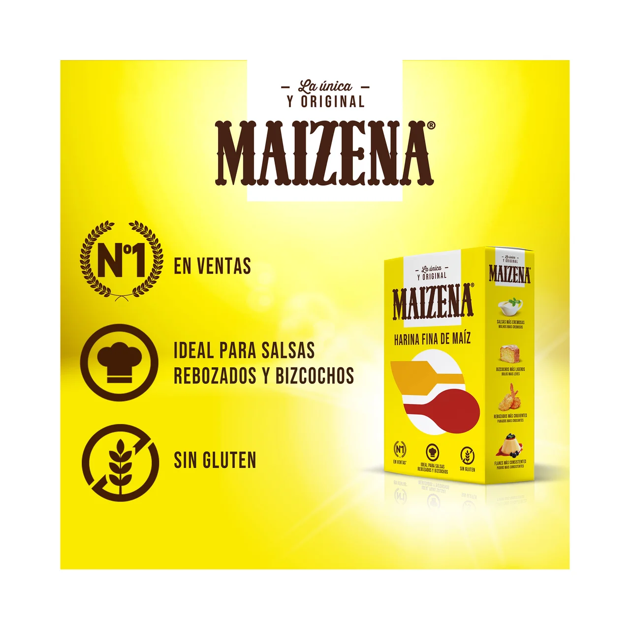 Harina fina de maíz 700 g.