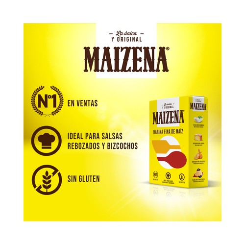 MAIZENA Harina fina de maíz 700 g.