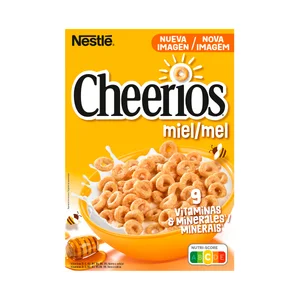 CHEERIOS Anillos de avena y miel con vitaminas y minerales 330 g.