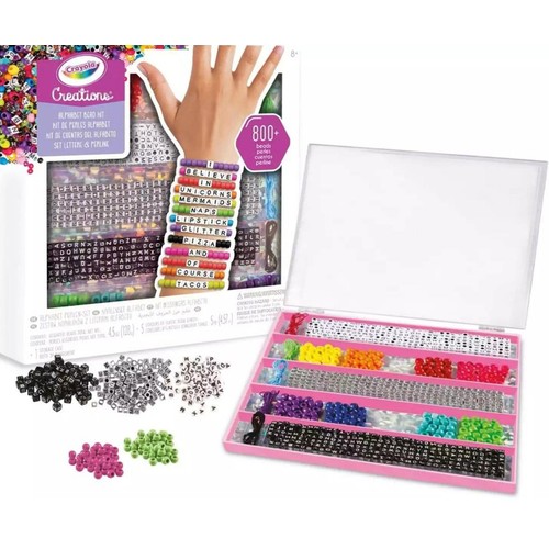 Set de perlitas para crear tus pulseras, CRAYOLA.