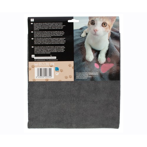 KERKOM Toalla seca de mascotas 110 x 70 cm