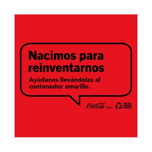 COCA COLA Zero azúcar zero cafeína Refresco de cola mini lata 20 cl.