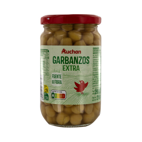 Garbanzos cocidos PRODUCTO ALCAMPO 240 g.
