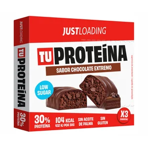 JUSTLOADING Barrita de chocolate extremo 3 x 30 gr.