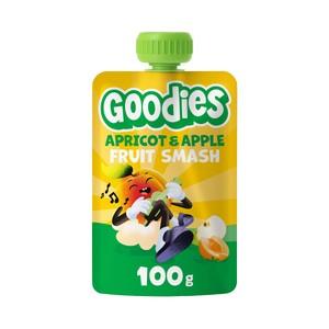 Bolsita (pouch) de frutas (albaricoque y manzana), a partir de 6 meses 100 g.