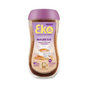 EKO Cereales solubles para beber, sin azúcares añadidos EKO Magnesio frasco de vidrio de 150 g.