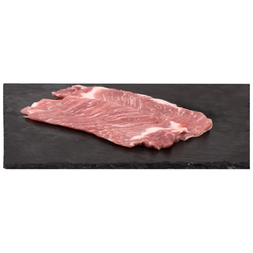 Secreto de cerdo blanco entero, ideal para plancha o barbacoa.