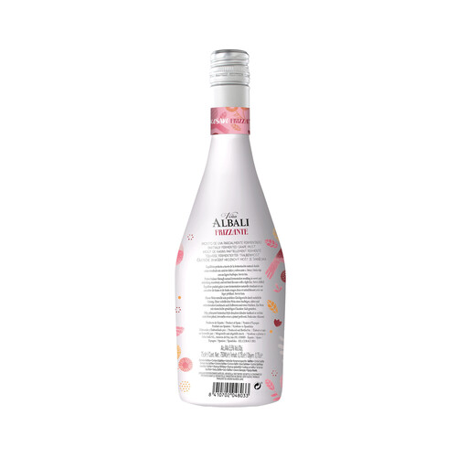 VIÑA ALBALI Vino rosado frizzante con bajo contenido en alcohol botella de 75 cl.