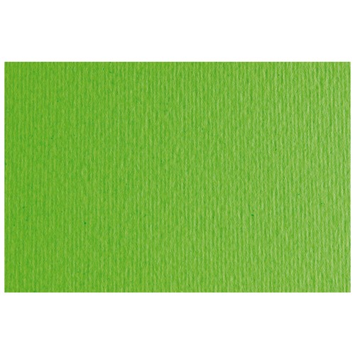 Cartulina con 2 texturas, una lisa y otra rugosa, color sólido verde, tamaño 50x70cm, SADIPAL.