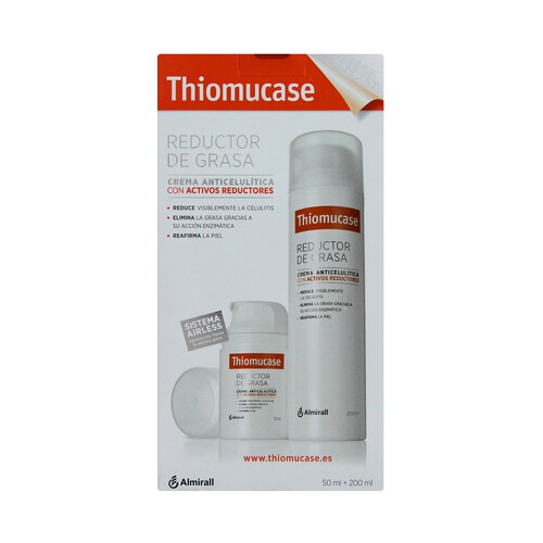 THIOMUCASE Kit anticelulítico con activos reductores THIOMUCASE 300 ml.