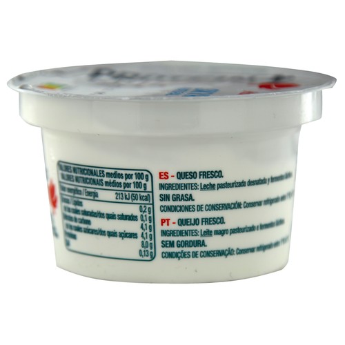 AUCHAN Protein + Skyr natural sin grasa ni azúcares, con alto cotenido en proteína 150 g. Producto Alcampo