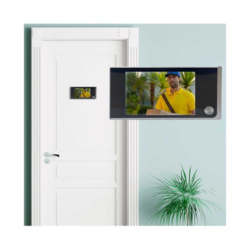 Mirilla digital de pantalla 3,5" con ángulo de visión 120º, ARREGUI