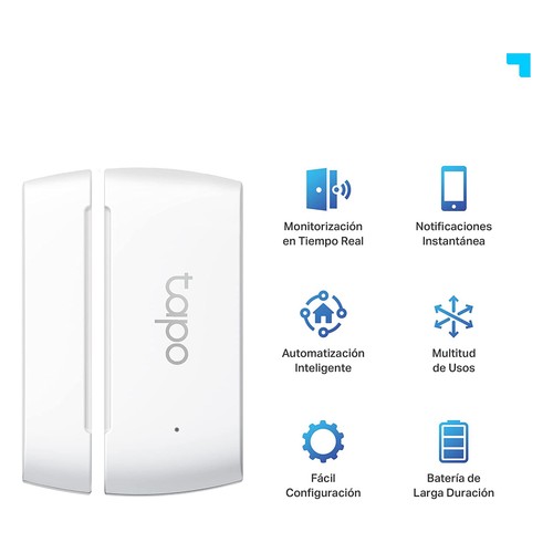 Sensor de contacto inteligente TP-LINK Tapo T110, notificaciones, automatización Inteligente.