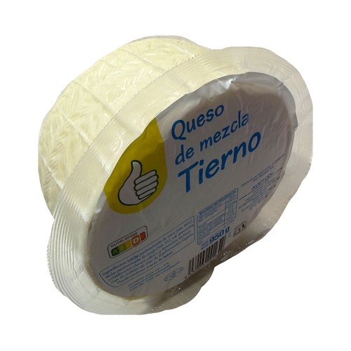 PRODUCTO ECONÓMICO ALCAMPO Queso mezcla tierno (Vaca - Oveja) 950 g.