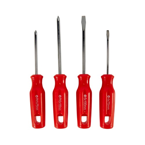 Pack de 4 destornilladores, PRODUCTO ECONÓMICO ALCAMPO