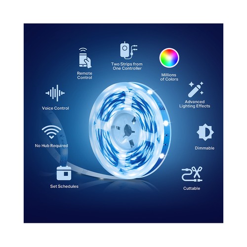 Tira de Luz Led Wifi Inteligente, Multicolor, Regulable 10m TP-LINK TAPO L900-10.