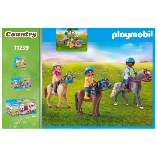 PLAYMOBIL excursión de pícnic con caballos
