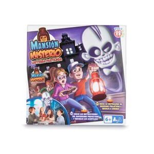 Juego de mesa infantil de acertijos y deducción Mansión Misterio, mas de 1 jugador, PLAY FUN.