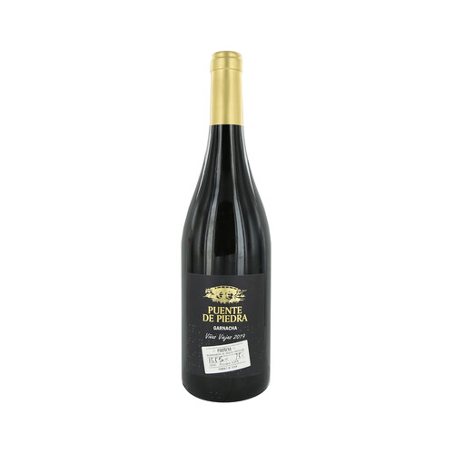 PUENTE DE PIEDRA Viñas viejas Vino tinto con D.O.P Cariñena botella de 75 cl.