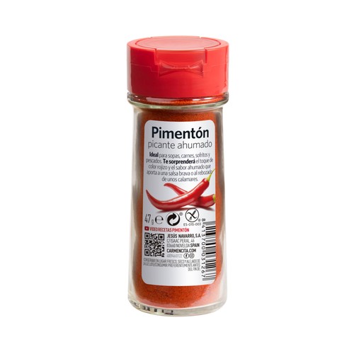 CARMENCITA Pimentón picante CARMENCITA frasco de 45 g.