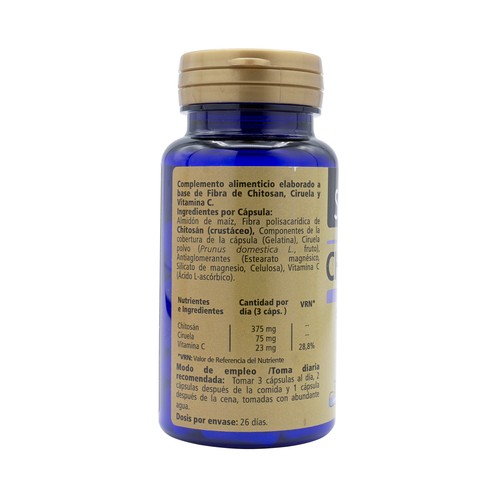 SANON Chitosan, ciruela y vitamina C (Complemento alimenticio) 80 cápsulas.