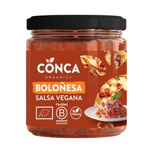 Imagen de CONCA Organic Salsa Boloñesa vegana ecológica bote 235 g.