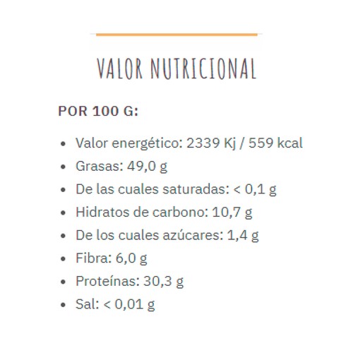 BIOGRÁ Pipas de calabaza ecológicas BIOGRA 250 g.