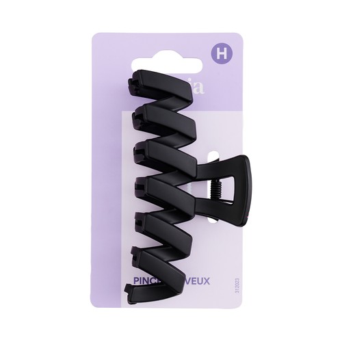 COSMIA Pinza grande negro para cabello.