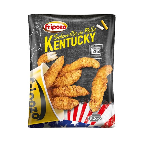FRIPOZO Solomillos de pollo marinados (estilo Kentucky), rebozados y prefritos 250 g.