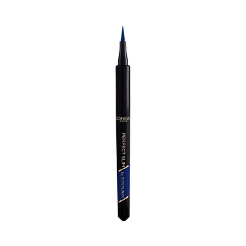 L´ORÉAL PARIS  Perfect slim Tono 04 Azul Eyeliner líquido ultra preciso y con acabado intenso.