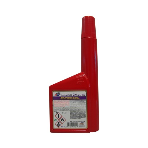 Tratamiento para motores gasolina (mayor rendimiento del motor con menor consumo gasolina) 3CV 350 mililitros.