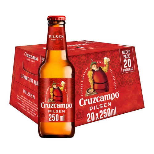 CRUZCAMPO Cerveza Pilsen pack de 20 uds. x 25 cl.