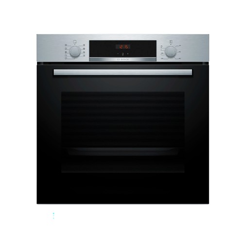 Horno multifunción BOSCH HBA 514ES3, Inox, capacidad: 71L, A+, A: 67,5cm, H: 66cm, F: 69cm.
