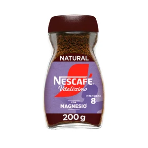 NESCAFÉ VITALÍSSIMO Café soluble natural con magnesio 200 g.