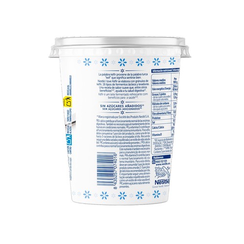 NESTLÉ Kéfir nutural con textura cremosa 375 g.