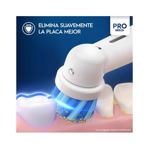 ORAL-B Pro kids3+ Recambio infantil ( a partir de 3 años) para cepillo de dientes eléctrico 3 uds. (Varios modelos)
