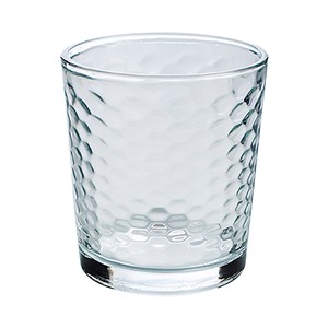 Imagen de Pack de 6 vasos de cristal con diseño de burbujas, 0,26 litros, Gala QUID.