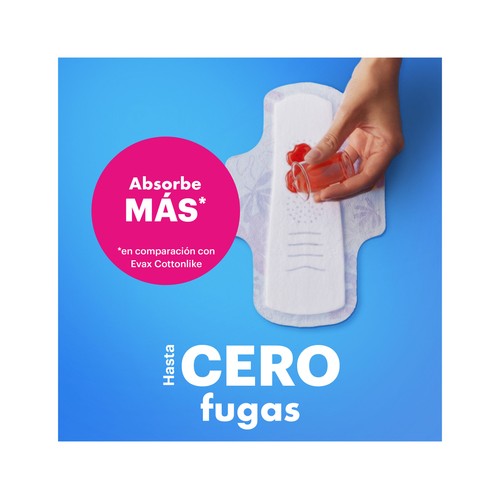 EVAX Liberty Compresas normal con alas 22 uds.