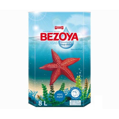 Agua mineral con dispensador BEZOYA bag in box 8 l.