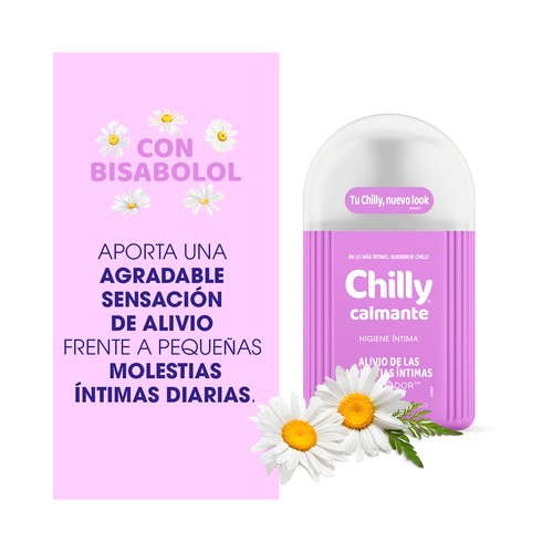 Jabón de higiene íntima, para el alivio de las molestias íntimas CHILLY 200 ml.