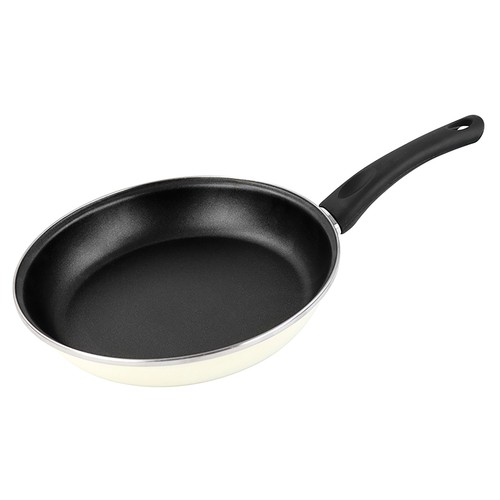 Sartén de acero esmaltado con interior antiadherente piedra, 28cm., apta para inducción, MAGEFESA Cream.