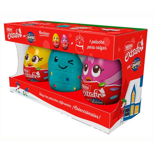 NESTLÉ Huevos extrafino + peluche 80 gr.