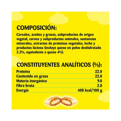 CATISFACTIONS Snacks de queso CATISFACTIONS 180 g.