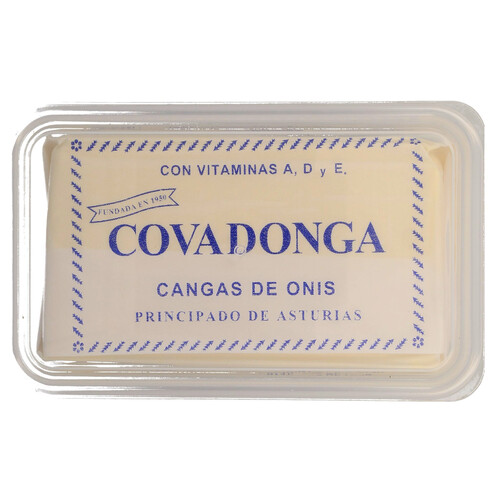 COVADONGA Crema mantequilla / margarina, elaborada en Asturias y enriquecida con vitaminas A, D y E COVADONGA 500 g.